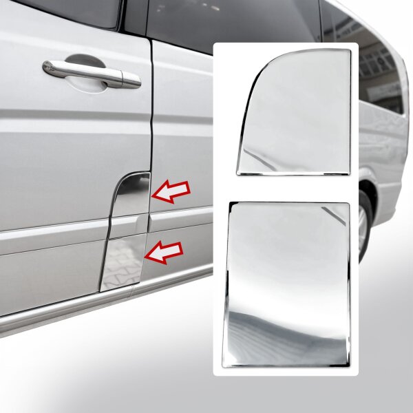Edelstahl Tankdeckel Abdeckung Chrom passend für Mercedes Vito Viano | W639 | BJ 03-14