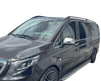 Edelstahl Chrom Spiegelkappen passend für MB...