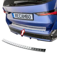 Ladekantenschutz Edelstahl innen + außen | CHROM - MATT | passend für BMW X1 iX1 | Typ U11 | BJ ab 2022>