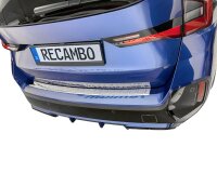 Ladekantenschutz Edelstahl innen + außen | CHROM - MATT | passend für BMW X1 iX1 | Typ U11 | BJ ab 2022>