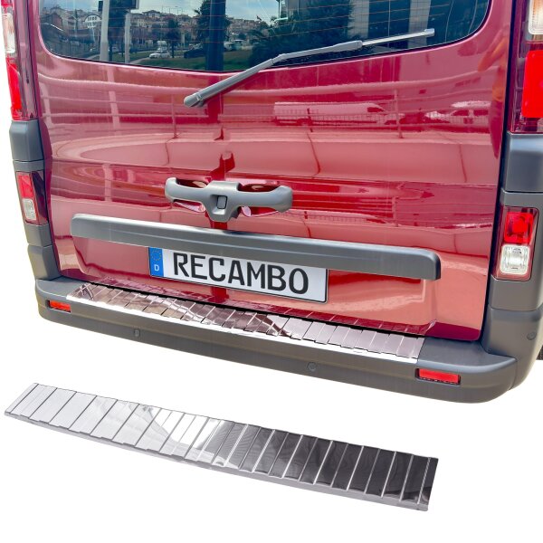 Ladekantenschutz Edelstahl | CHROM - MATT | Fiat Talento - Nissan Primastar NV300 - Opel Vivaro B - Renault Trafic III