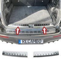 Ladekantenschutz Edelstahl innen | CHROM - MATT | passend für Mercedes EQB | Typ X243 | BJ ab 2021>