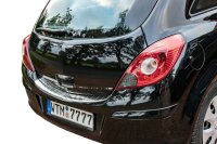 Ladekantenschutz Edelstahl | CHROM - MATT | für OPEL CORSA D | 2006-2014 | mit Abkantung