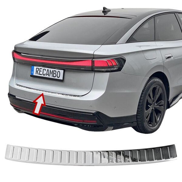 Ladekantenschutz Edelstahl | CHROM - MATT | passend für VW ID.7 Limousine | BJ ab 2023>