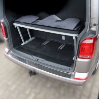 Ladekantenschutz Edelstahl | CHROM - MATT | passend für VW T6 | BJ ab 2015>