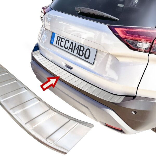 Ladekantenschutz Edelstahl matt passend für Nissan X-Trail | T33 | BJ ab 2021>