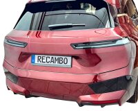 Ladekantenschutz Edelstahl innen + außen matt passend für BMW iX | BJ ab 2021>