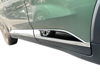 Edelstahl Chrom Türleisten passend für Ford...