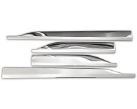 Edelstahl Chrom Türleisten passend für Ford Transit Courier | BJ ab 2023>