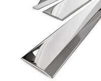 Edelstahl Chrom Türleisten passend für Ford Transit Courier | BJ ab 2023>