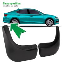 Schmutzfänger hinten passend für Chevrolet Spark | M300 | BJ 2010-2022 | passgenau