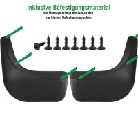 Schmutzfänger hinten passend für Chevrolet Spark | M300 | BJ 2010-2022 | passgenau
