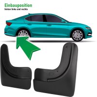 Schmutzfänger hinten passend für MB V-Klasse Vito | W447 | BJ ab 2014> | passgenau