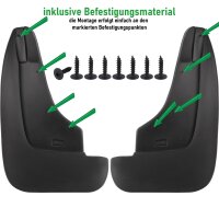 Schmutzfänger vorne passend für Dacia Duster I | BJ 2010-2017 | passgenau