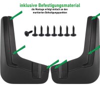 Schmutzfänger vorne passend für Renault Kadjar | BJ 2015-2022 | passgenau