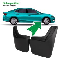 Schmutzfänger hinten passend für Dacia Sandero I | BJ 2009-2012 | passgenau