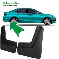 Schmutzfänger hinten passend für Renault Scenic IV | BJ 2016-2023 | passgenau