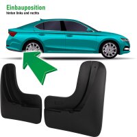 Schmutzfänger hinten passend für Renault Talisman Grandtour | BJ 2015-2022 | passgenau