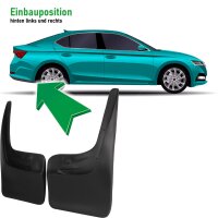 Schmutzfänger hinten passend für SsangYong Kyron | BJ 2005-2015 | passgenau