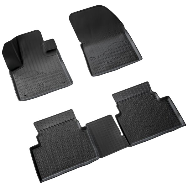 3D Gummi Fussmatten passend für Citroen C5 Aircross | BJ 2017-2025 | passgenau