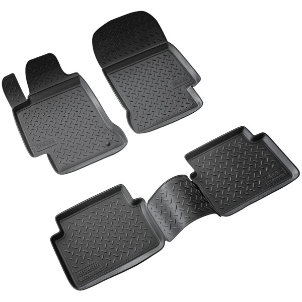 3D Gummi Fussmatten passend für Renault Laguna III | BJ 2007-2015 | passgenau