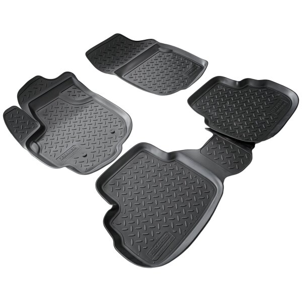 3D Gummi Fussmatten passend für Suzuki Liana | BJ 2001-2007 | passgenau mit Rand