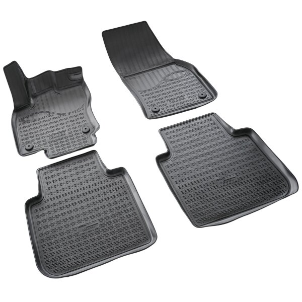 3D Gummi Fussmatten passend für Seat Tarraco | BJ 2018-2024 | passgenau mit Rand