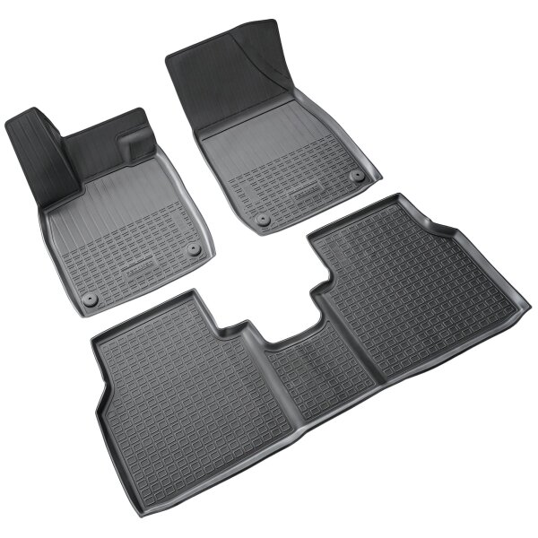 3D Gummi Fussmatten passend für Skoda Enyaq | BJ ab 2020> | passgenau mit Rand