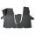 3D Gummi Fußmatten vorne passend für VW T6 | BJ ab 2015> | passgenau mit Rand