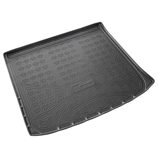 Gummi Kofferraumwanne passend für Jeep Cherokee | BJ 2013-2023 | passgenau mit Rand