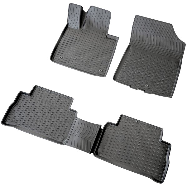 3D Gummi Fussmatten passend für Hyundai Santa Fe | TM | BJ 2020-2024 | passgenau