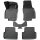 3D Gummi Fussmatten passend für VW Polo VI | BJ ab 2017> | passgenau mit Rand
