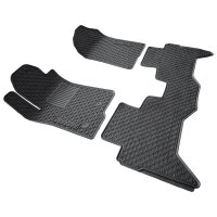 3D Gummi Fussmatten passend für Ford Ranger T6.2 | BJ ab 2022> | passgenau mit Rand