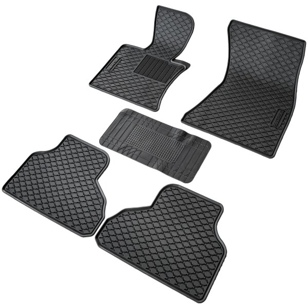 3D Gummi Fussmatten passend für BMW X5 | F15 | BJ 2013-2018 | passgenau
