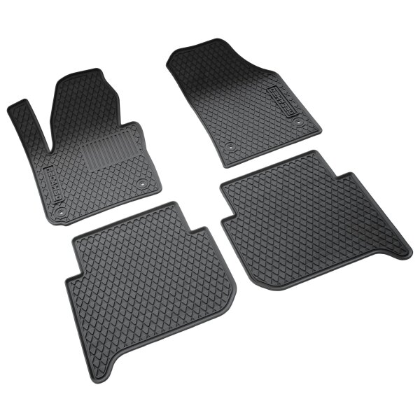 Gummi Fussmatten passend für VW Touran | 1T | BJ 2003-2015 | passgenau