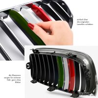 Kühlergrill Stoßstange Streben Italien passend für Maserati Ghibli BJ 2013-2017