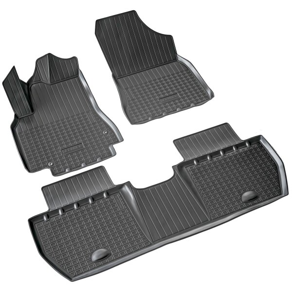 3D Gummi Fussmatten passend für Toyota ProAce City | BJ ab 2020> | passgenau mit Rand