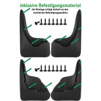 Schmutzfänger vorne + hinten für Citroen C4 Schrägheck | BJ 2010-2018 | passgenau