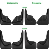 Schmutzfänger vorne + hinten für Citroen C4 Schrägheck | BJ 2010-2018 | passgenau
