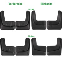 Schmutzfänger vorne + hinten passend für Kia Soul III | SK3 | BJ ab 2019> | passgenau