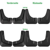 Schmutzfänger vorne + hinten passend für Nissan X-Trail | T32 | BJ 2014-2022 | passgenau