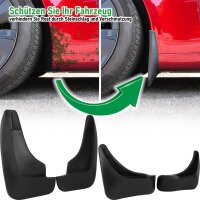 Schmutzfänger vorne + hinten passend für Dacia...