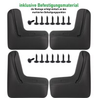 Schmutzfänger vorne + hinten passend für Renault Scenic IV | BJ 2016-2023 | passgenau