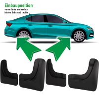 Schmutzfänger vorne + hinten passend für Renault Talisman Grandtour | BJ 2015-2022 | passgenau