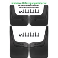 Schmutzfänger vorne + hinten passend für SsangYong Kyron | BJ 2005-2015 | passgenau