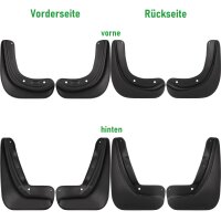 Schmutzfänger vorne + hinten passend für Tesla Model 3 | BJ ab 2017> | passgenau
