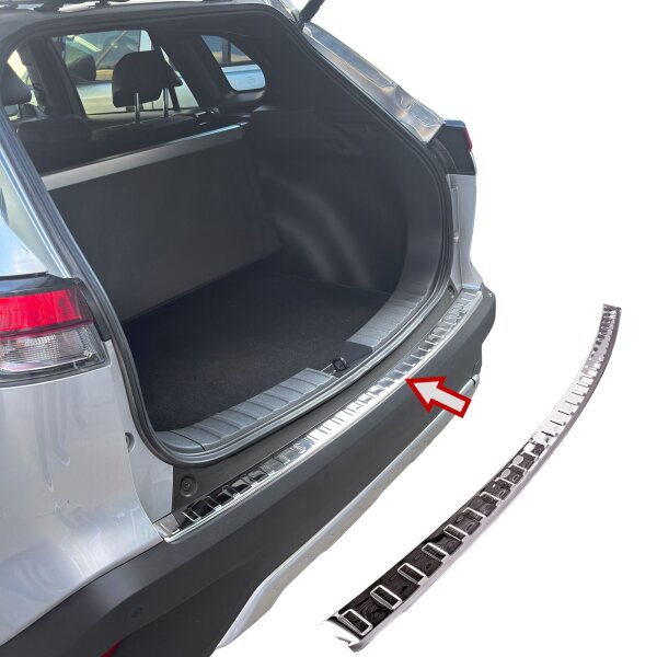 Edelstahl Ladekantenschutz chrom passend für Toyota Corolla Cross | BJ ab 2022>