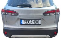 Edelstahl Ladekantenschutz chrom passend für Toyota Corolla Cross | BJ ab 2022>