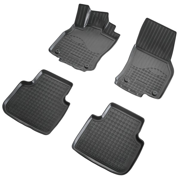 3D Gummi Fussmatten passend für Audi Q3 II | F3 | BJ 2018-2025 | passgenau