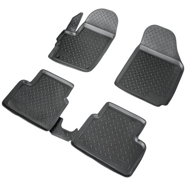 3D Gummi Fussmatten passend für Chevrolet Spark / Matiz | M200 M250 | 2005-2010